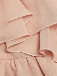 Palmero Ruffled Tie-Waist Minidress