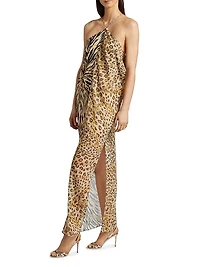 Zella Animal-Print Maxi Dress