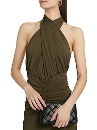 LaBelle Halterneck Maxi Dress