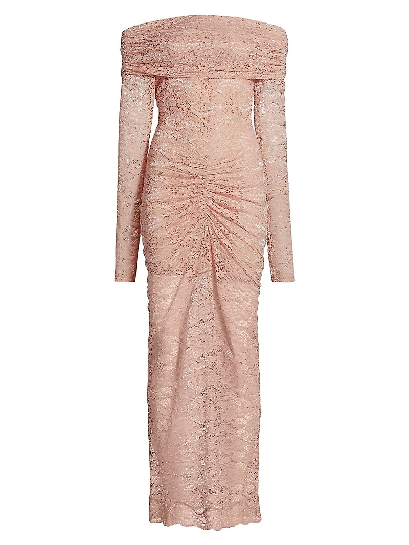 Yessenia Lace Off-The-Shoulder Dress