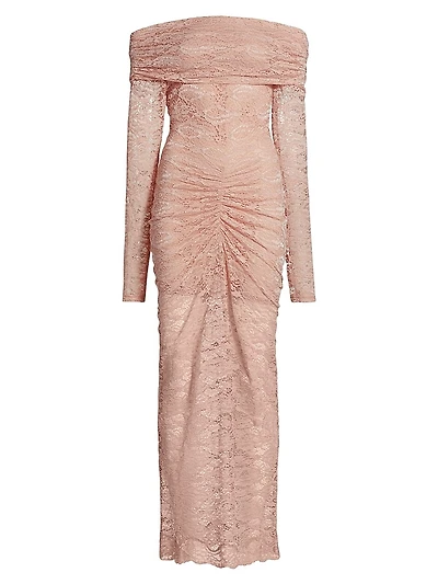 Yessenia Lace Off-The-Shoulder Dress