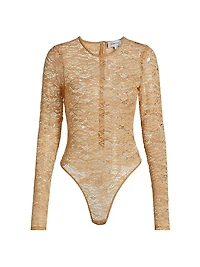 Adriana Sheer Lace Bodysuit