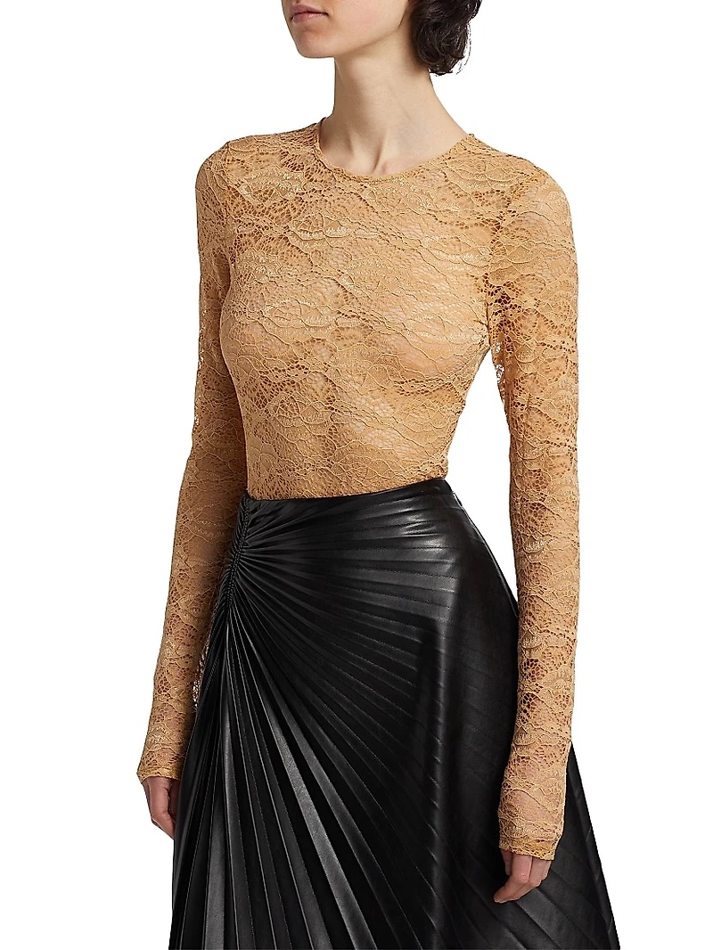 Adriana Sheer Lace Bodysuit