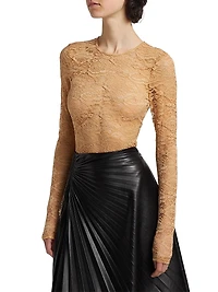 Adriana Sheer Lace Bodysuit