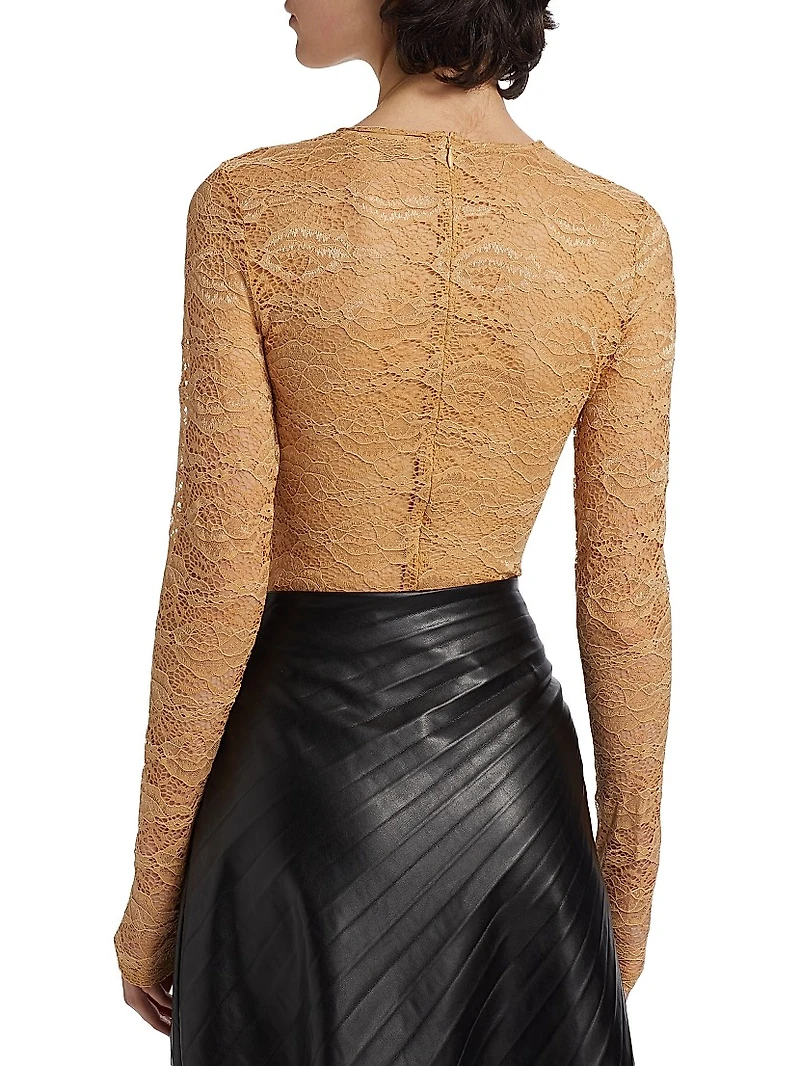 Adriana Sheer Lace Bodysuit