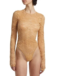 Adriana Sheer Lace Bodysuit