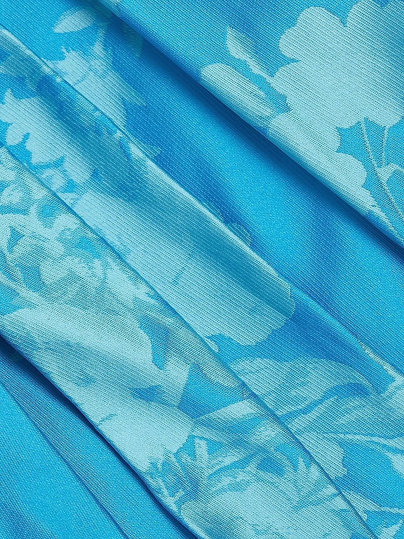 Floral Off-the-Shoulder Gathered Ballgown