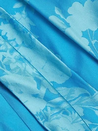 Floral Off-the-Shoulder Gathered Ballgown