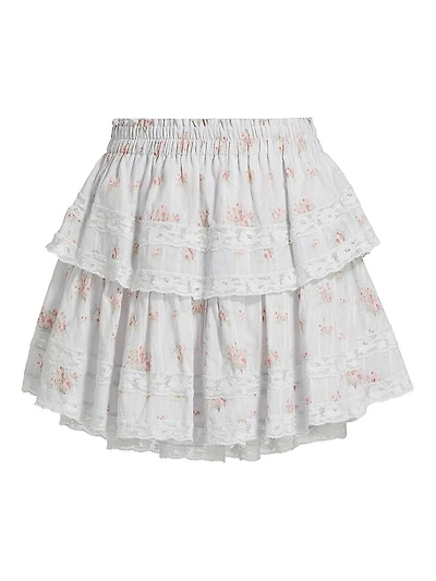 Ruffle Tiered Miniskirt