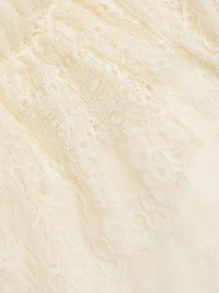 Vienne Lace Chiffon Off-The-Shoulder Top