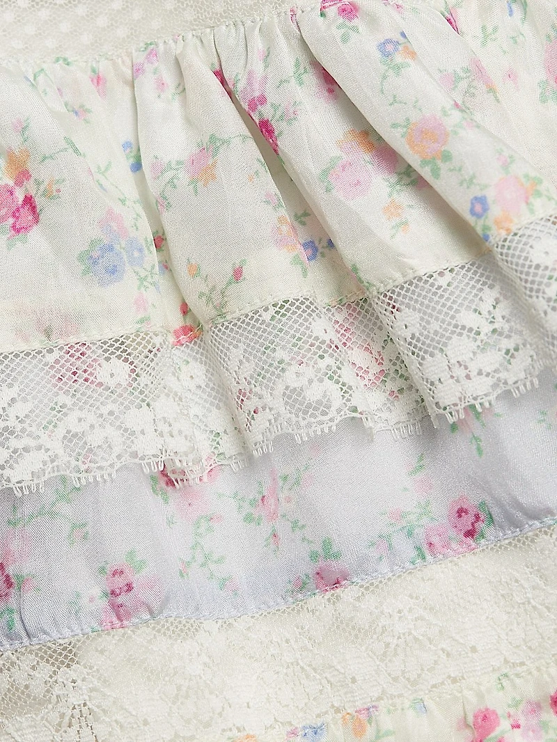 Prim Halterneck Floral Minidress