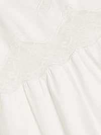 Vinca Lace-Trim Midi-Dress