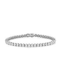 Tennis Bracelet in 18K White Gold