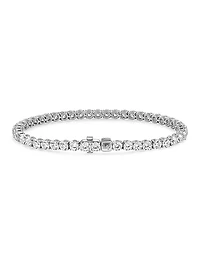 Tennis Bracelet in 18K White Gold