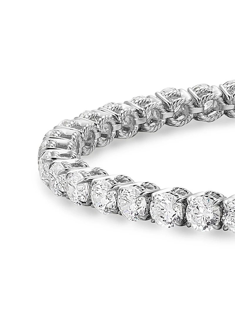 Tennis Bracelet in 18K White Gold