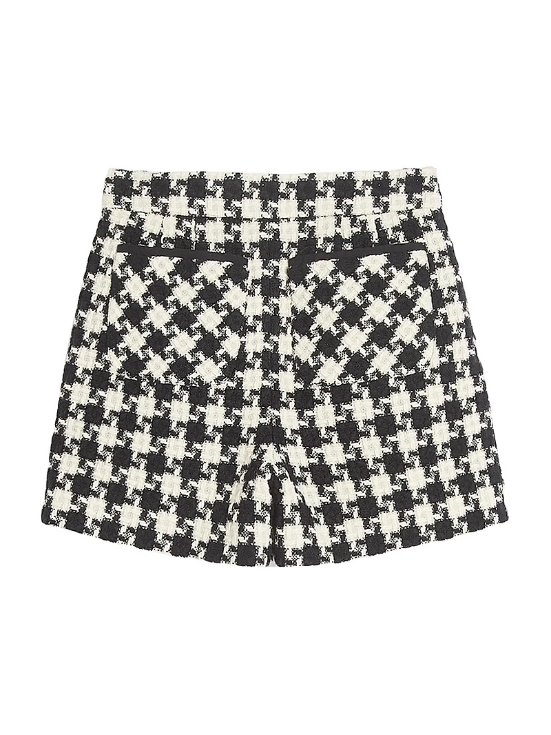 Damier Light Tweed Shorts