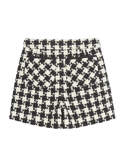 Damier Light Tweed Shorts