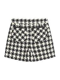 Damier Light Tweed Shorts