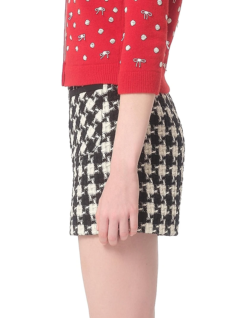 Damier Light Tweed Shorts