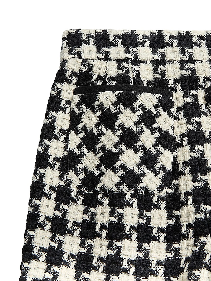 Damier Light Tweed Shorts