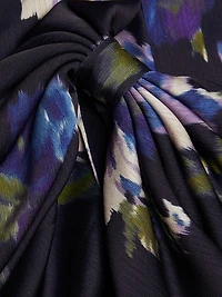 Chelsea Floral One-Shoulder A-Line Gown