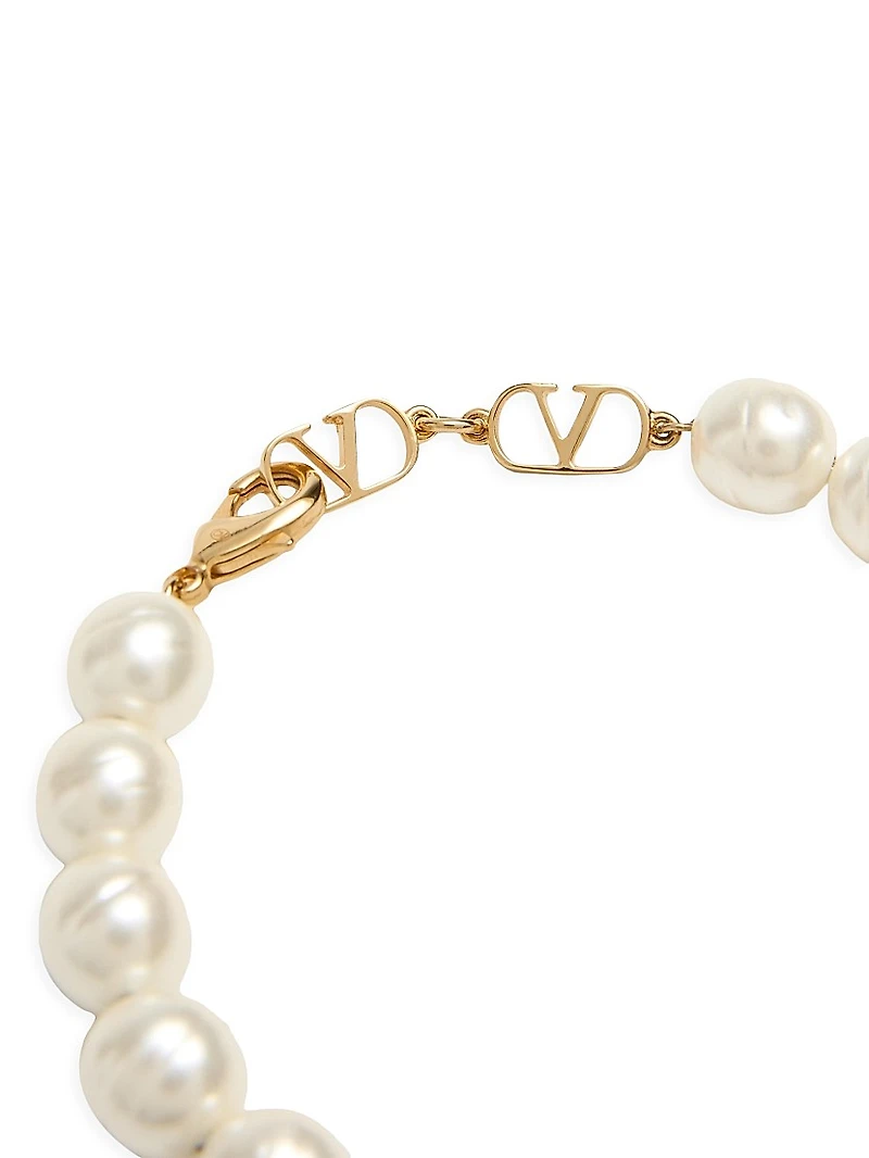 Coeur Royal Bracelet Metal, Enamel and Beads