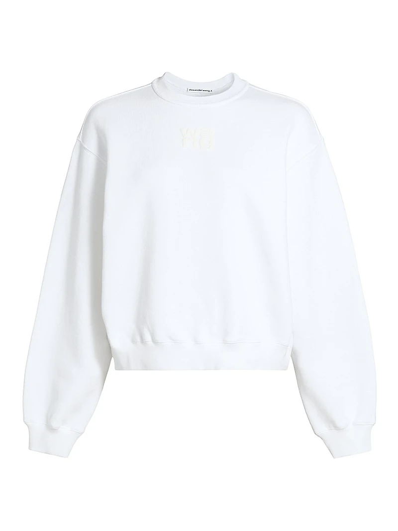 Essential Terry Puff Logo Sweatshirt
