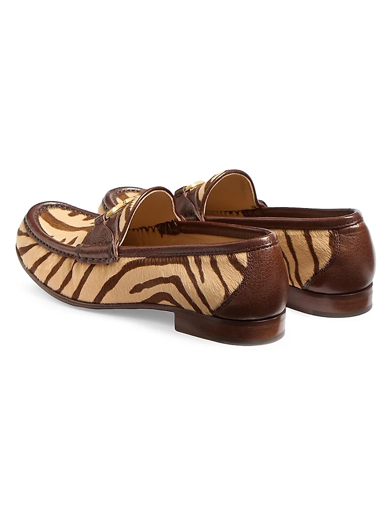 VLogo Signature Pony-Effect 20MM Calfskin Loafers