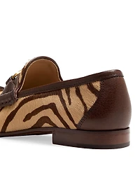 VLogo Signature Pony-Effect 20MM Calfskin Loafers