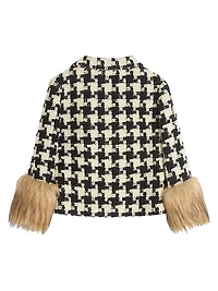 Macro Pied De Poule Tweed Jacket