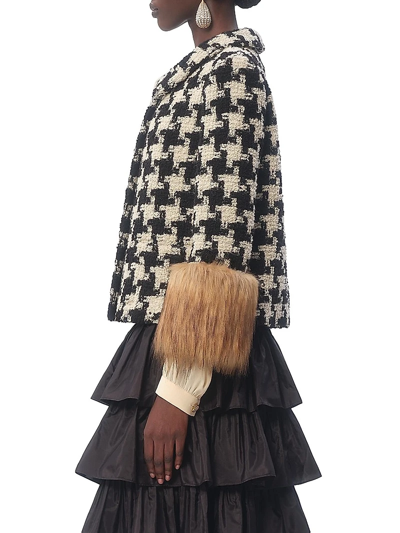 Macro Pied De Poule Tweed Jacket