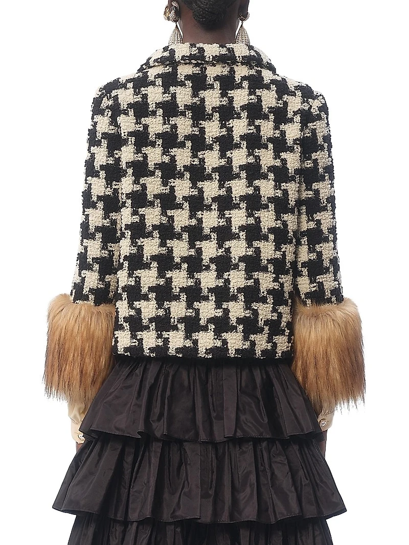 Macro Pied De Poule Tweed Jacket