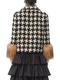 Macro Pied De Poule Tweed Jacket