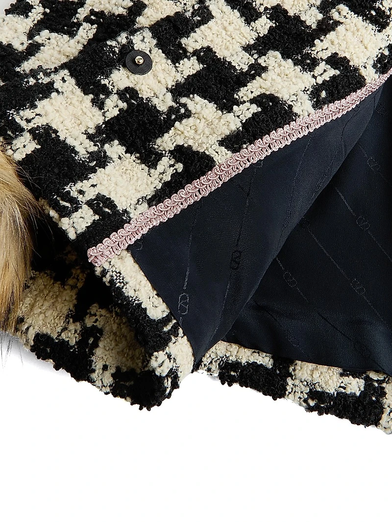 Macro Pied De Poule Tweed Jacket