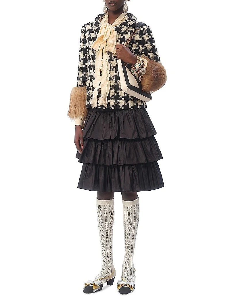 Macro Pied De Poule Tweed Jacket