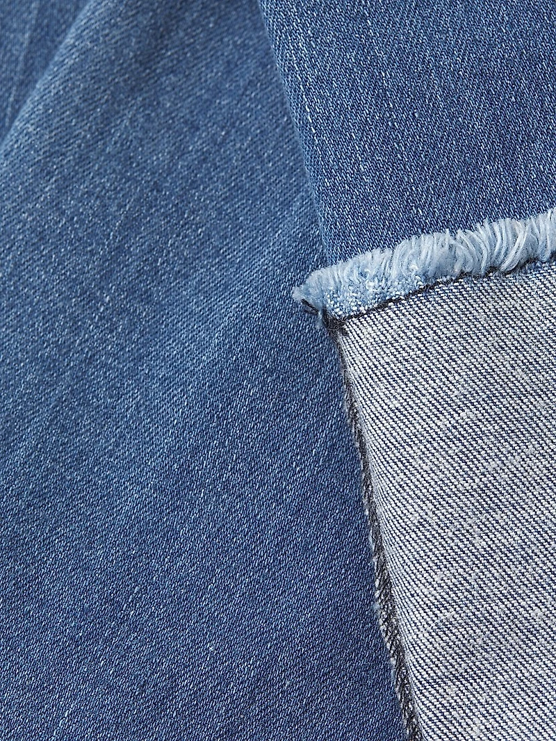 Cropped Cuffed Straight-Leg Pants