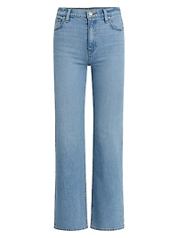 Remi High-Rise Straight Ankle Jeans
