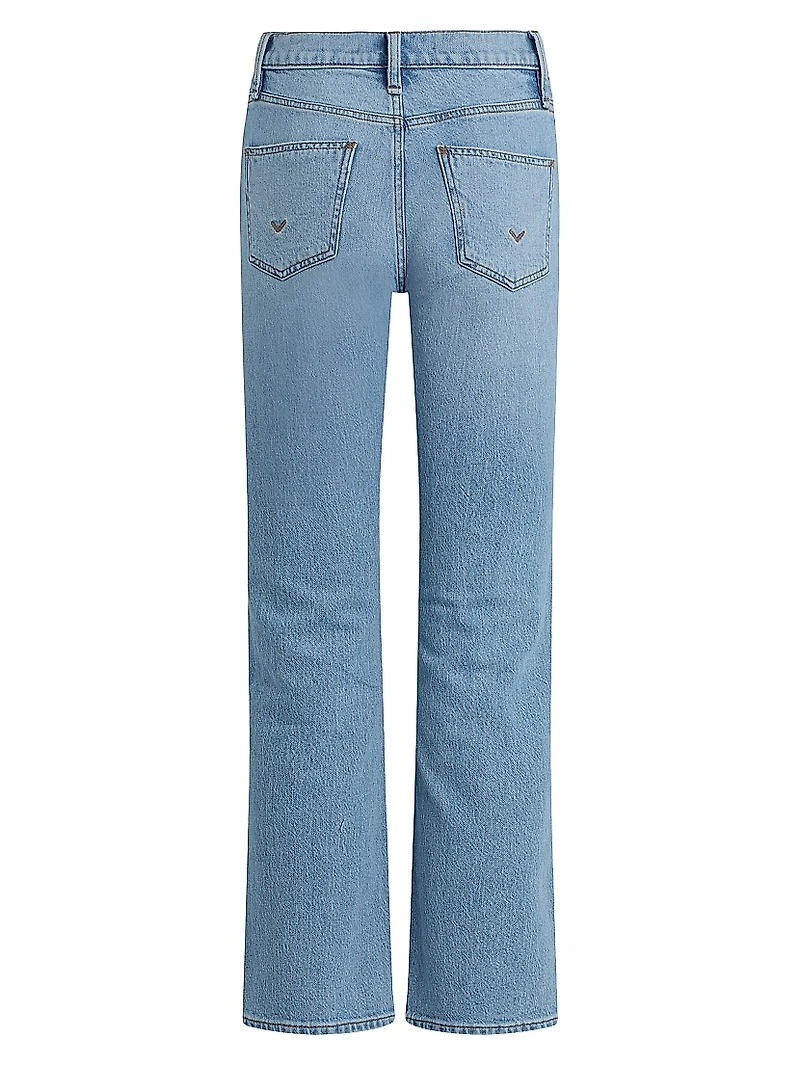 Remi High-Rise Straight Ankle Jeans