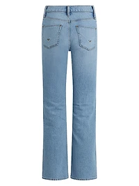Remi High-Rise Straight Ankle Jeans