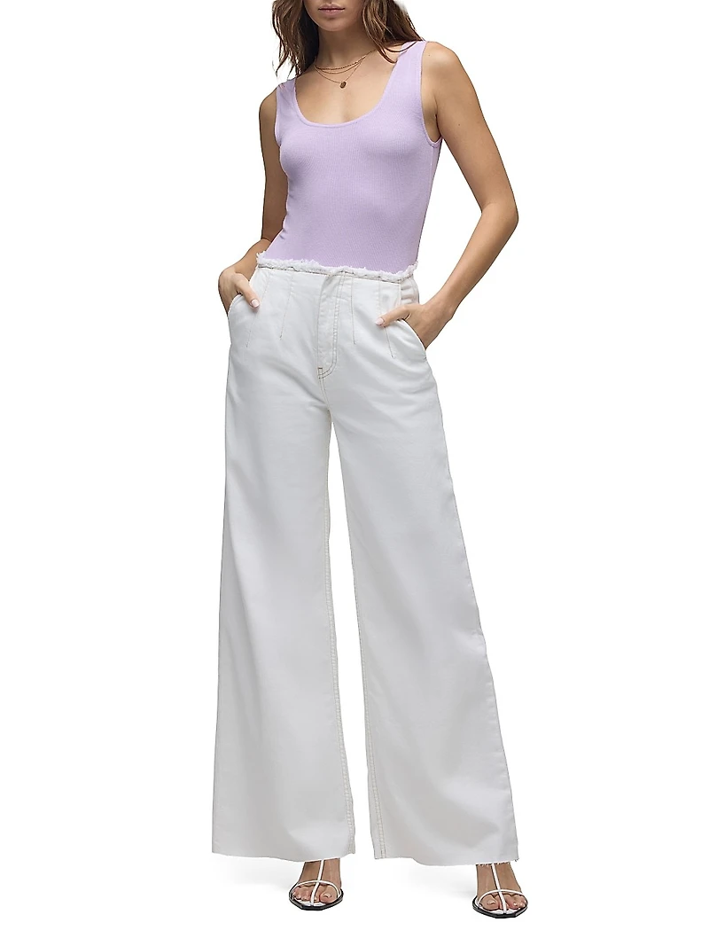 James High-Rise Wide-Leg Jeans