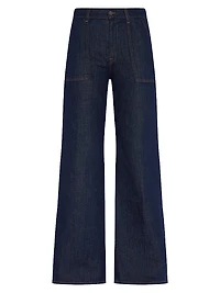Lotta Mid-Rise Wide-Leg Jeans