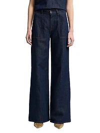 Lotta Mid-Rise Wide-Leg Jeans