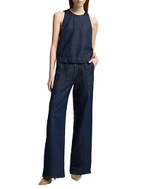 Lotta Mid-Rise Wide-Leg Jeans