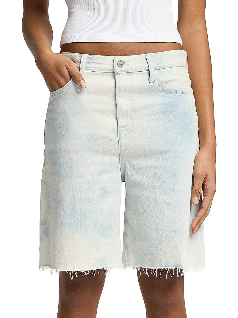 Lola Bleached Denim Shorts