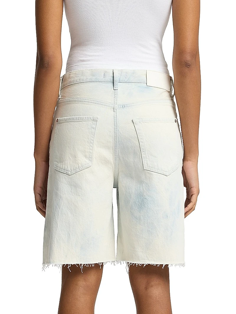 Lola Bleached Denim Shorts