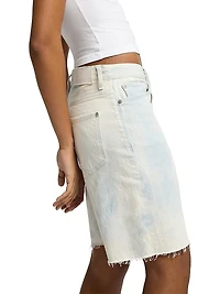 Lola Bleached Denim Shorts