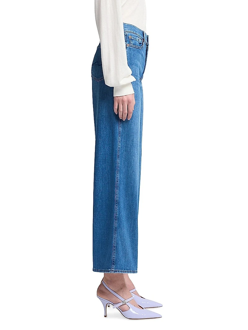 Lotta Cropped Wide-Leg Jeans