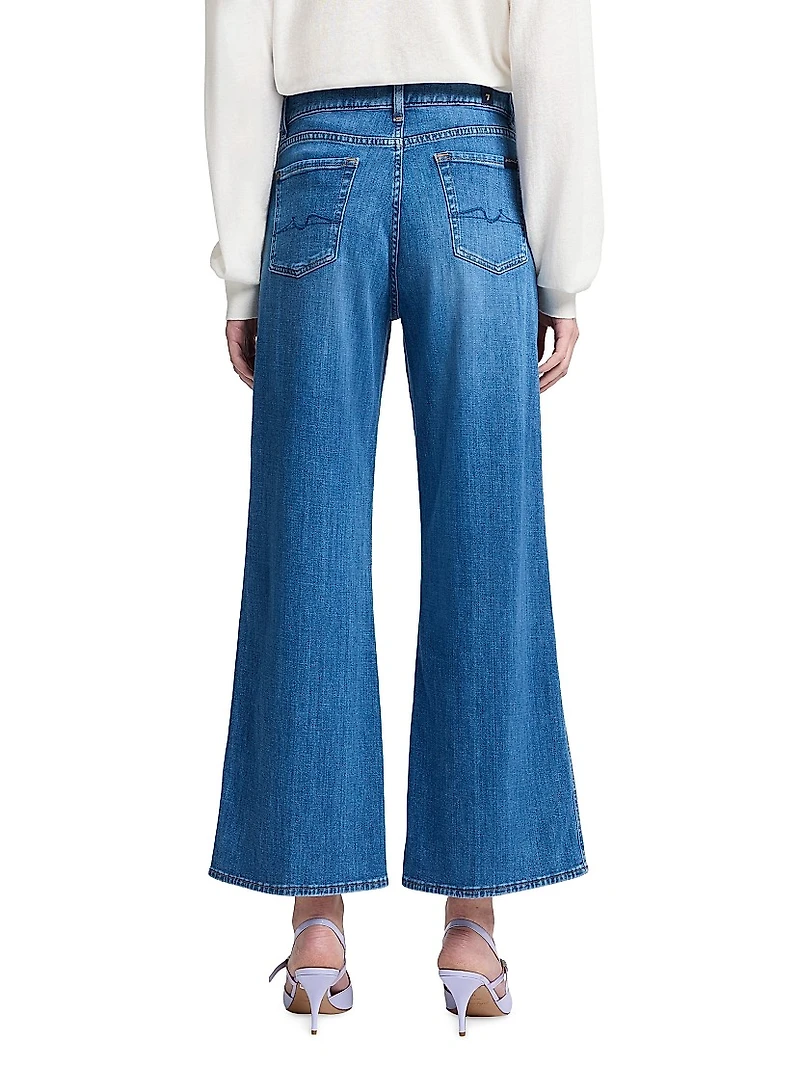 Lotta Cropped Wide-Leg Jeans