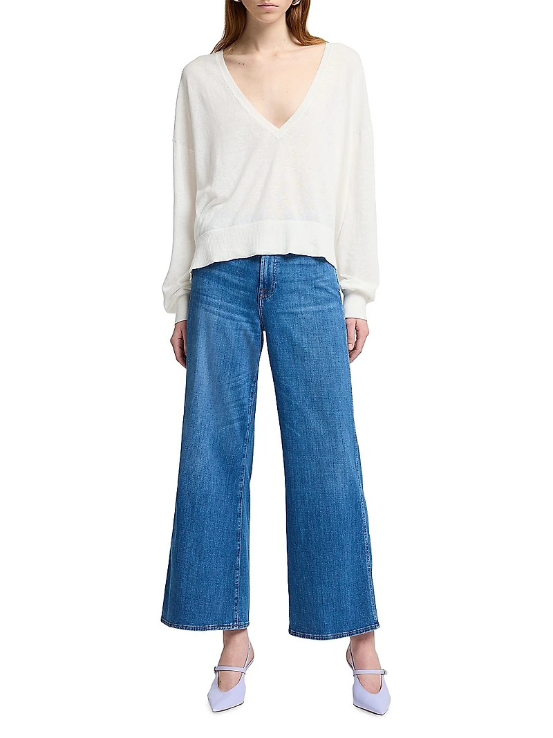 Lotta Cropped Wide-Leg Jeans
