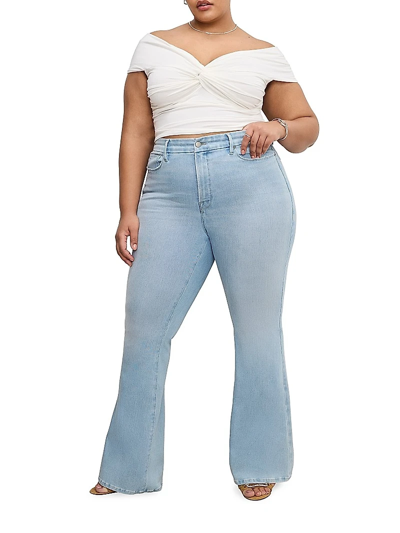 Soft Tech Good Legs Boot-Cut Flared Jeans
